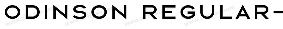 Odinson Regular字体转换